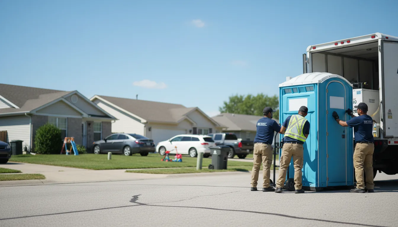 Standard Porta Potty Rentals in Blue Mound, IL near me